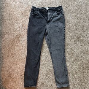 Abercrombie & Fitch Black/Grey Skinny Jeans CURVE LOVE